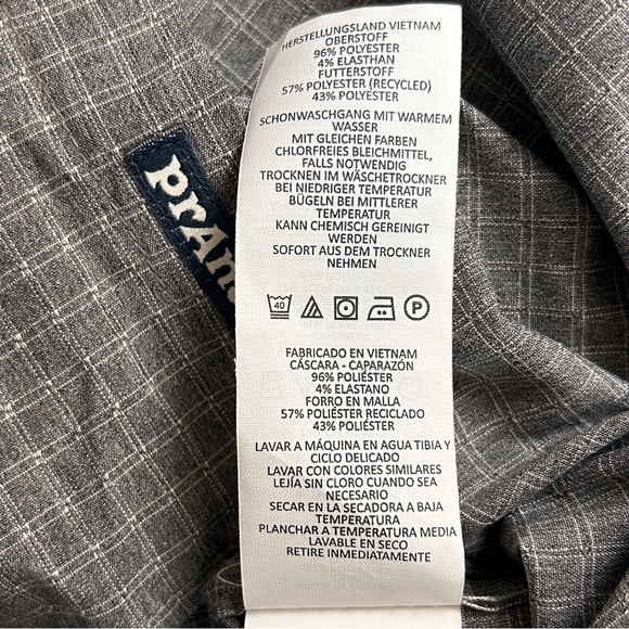 Prana Garvan Long Sleeve Shirt Gray Men's Size XL Outdoor Active # M21212643 - Picture 11 of 12